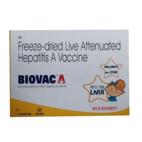 Biovac Freeze Dried Live Attenuated Hepatitis A Vaccine Ml