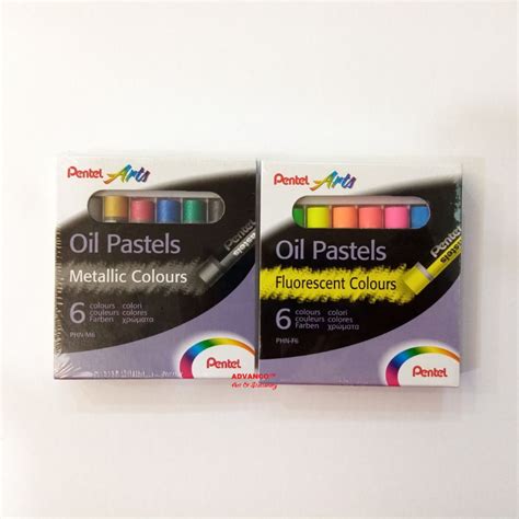 Pentel Oil Pastels Set Of Available In Metallic Fluorescent