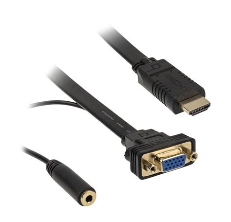 C Ble Hdmi Vers Vga Jack C Bles Hdmi Pearl Fr