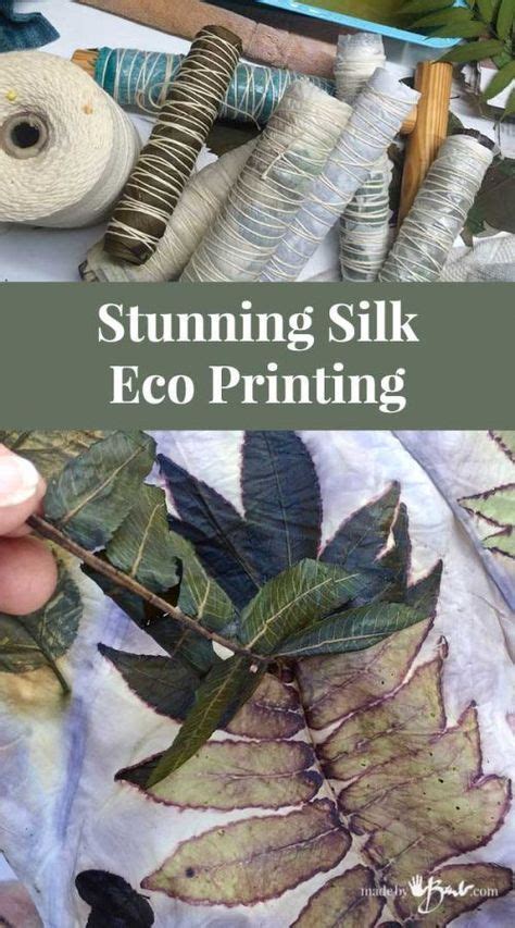 Stunning Silk Eco Printing Eco Printing How To Dye Fabric Natural