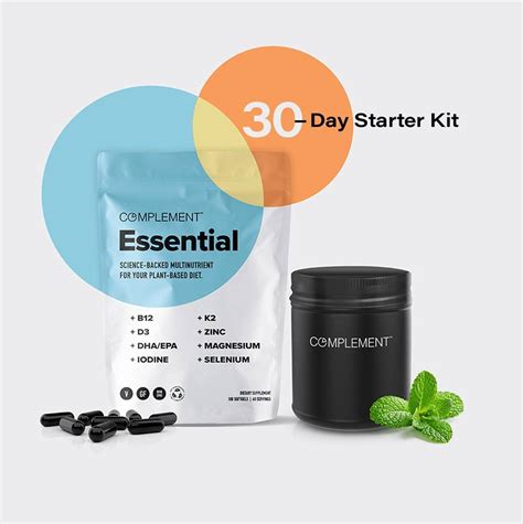 30 Day Trial Special Offer Complement Essential Vegan Multivitamin