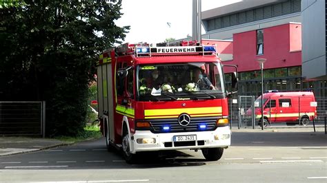 Einsatzfahrt HLF 20 FF Dortmund Nette YouTube