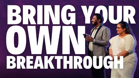 Bring Your Own Breakthrough Pas Tabitha Faith Worship Rev Josiah S