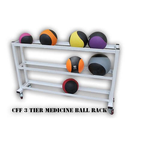 CFF 3 Tier Medicine Ball Rack With Wheels