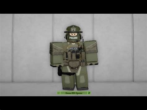 Roblox German Sek Operator Avatar Build Remake Youtube