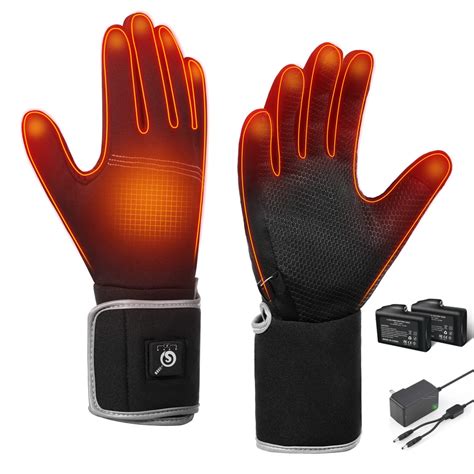 Savior Heated Glove Liners Electric Heated Thin Gloves Rechargeable