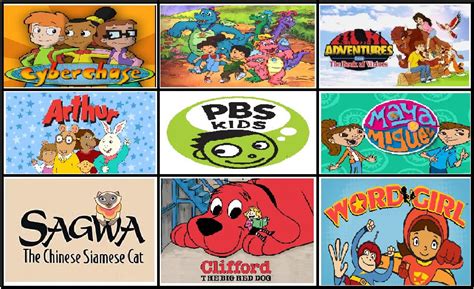 PBS Kids Childhood Shows by mnwachukwu16 on DeviantArt