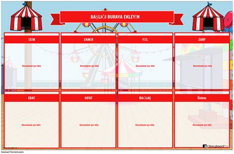 Karnaval Temal Konu Ma B L Mleri Posteri Storyboard