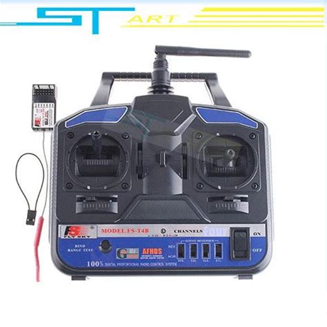 2015 Flysky FS 2 4G 4CH FS CT4B Radio RC Transmitter Receiver For RC