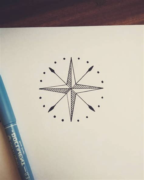 Simple Compass Drawing At Getdrawings Free Download