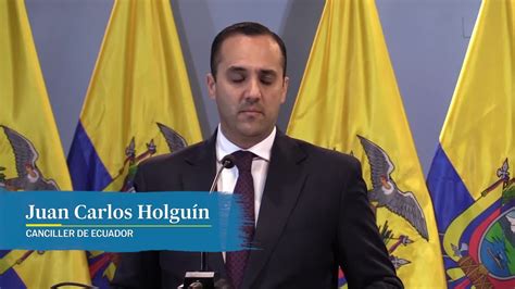 Ecuador Expulsa Al Embajador De Argentina En Quito Gabriel Fuks Tras