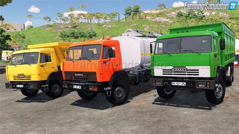 KamAZ 65111N 53228 Truck V1 0 0 1 For FS22 By Bear Farm