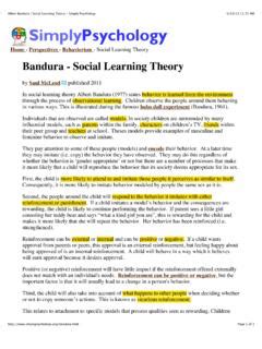 Bandura - Social Learning Theory / bandura-social-learning-theory.pdf ...