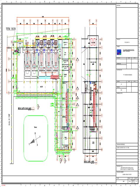 3.001 Lay Out - Hydrant System - 5 Sheet | PDF | Indonesian People ...