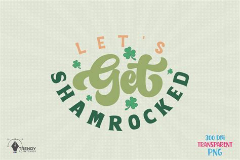 Shamrocked Retro St Patrick S Day Svg Graphic By Trendypointshop