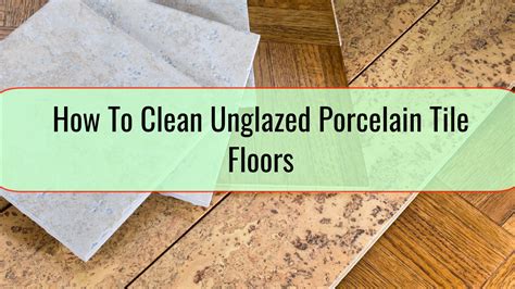 how to clean porcelain floors