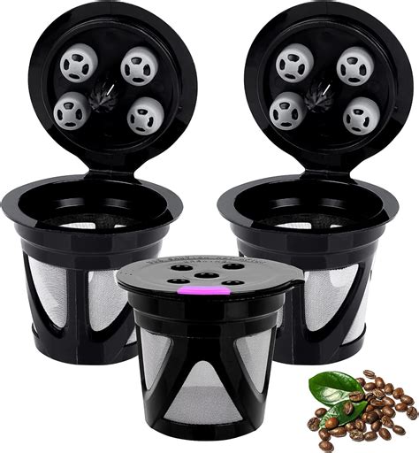 3 Pcs Reusable K Cups For Keurig Reusable Coffee Pods With 5 Hole For K Supreme And K Supreme