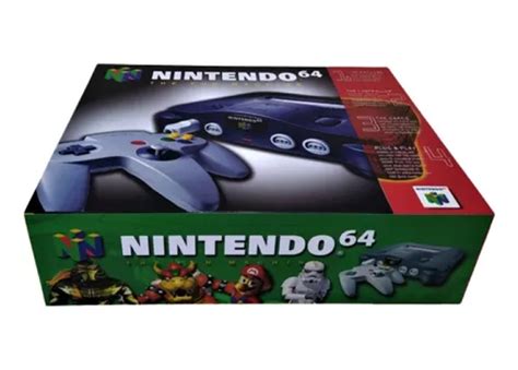 Caixa Vazia Nintendo 64 Classico De Madeira Mdf Frete grátis