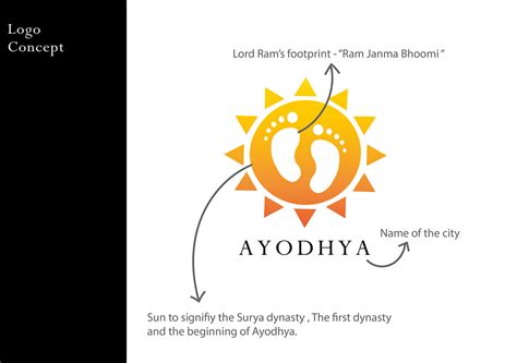 Ayodhya City Logo Design Behance