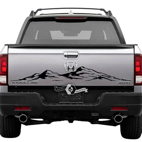 Hood Honda Ridgeline Stripe Logo Trim Vinyl Decal Stickers Sticker Graphics