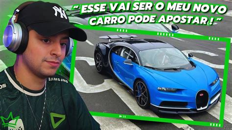 Loud Coringa Reagindo Bugatti Chiron Sport No Brasil Esse O Carro