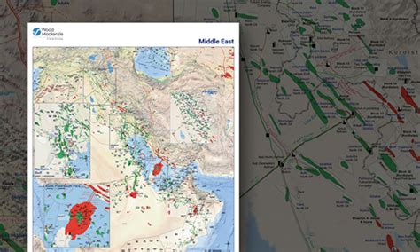 Middle East Oil and Gas Wallmap | Wood Mackenzie