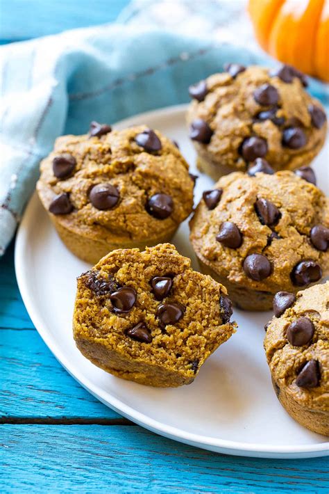 Healthy Pumpkin Muffins Recipe Flourless Healthy Fitness Meals