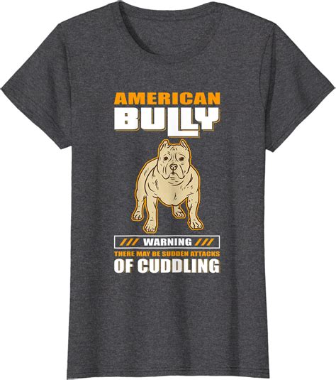 American Bully Cuddling | Dog Owner American Bully T-Shirt