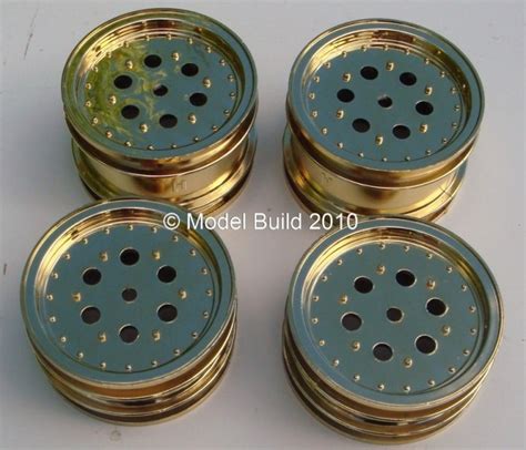 Tamiya Hotshotsuper Shot Goldsilver Plated Wheel Set 4pcs Trade