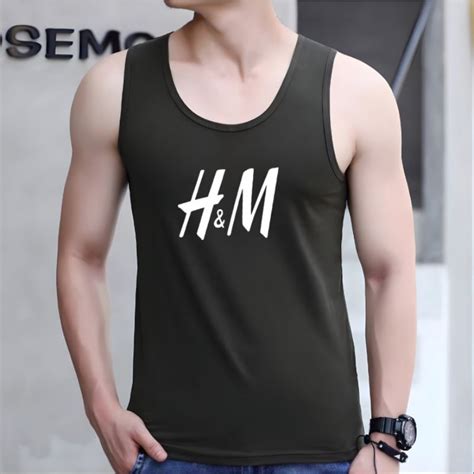 Jual Singlet Pria Dewasa Hm Kaos Singlet Pria Cotton Combed Kaos