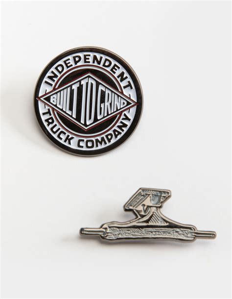 Independent Btg Pin Set Blackwhite Tillys