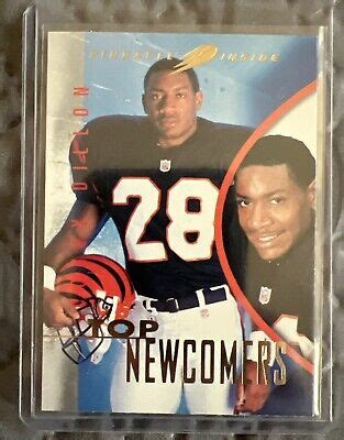 Pinnacle Inside Top Newcomers Corey Dillon Rookie Cincinnati