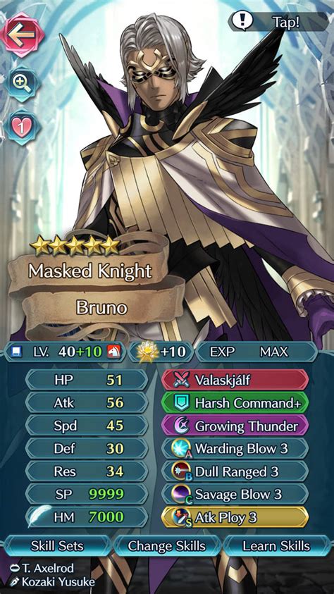 Bruno Mysterious Man Custom Feh Unit By Pandaharuto On Deviantart