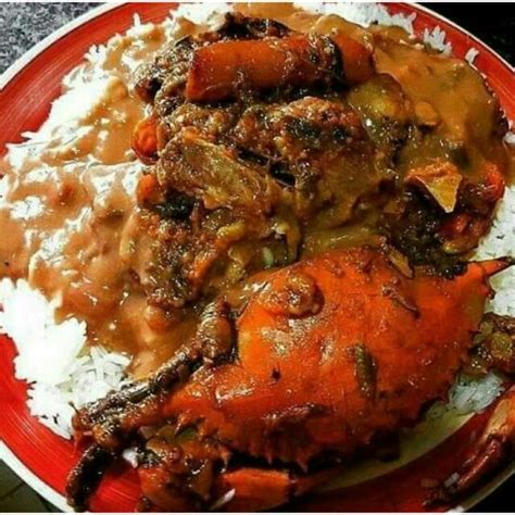 Diri ak Sauce Pois With Legume et Crab | Haitian food recipes, Food culture, Food