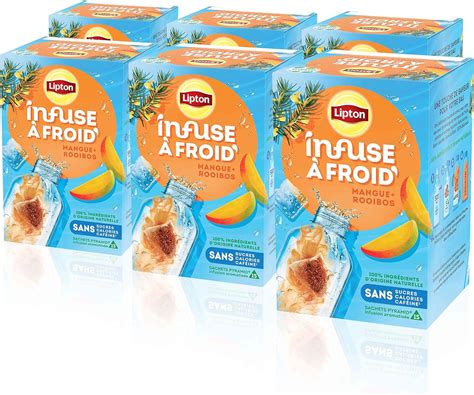 Lipton Infuse Froid Mangue Rooibos Boisson D T Rafraichissante