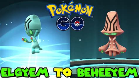 Evolving Elgyem To Beheeyem In Pokemon Go Enigma Week Youtube