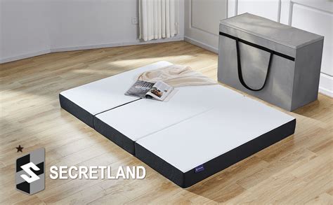 Amazon S SECRETLAND Folding Mattress With Carry Case 6 Inch Tri