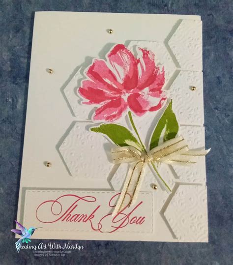 Art Gallery Monthly International Blog Highlight Gallery Hop Thank You Card Creating Art