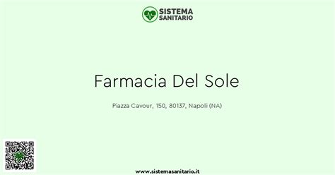 Farmacia Del Sole A Napoli Na Sistemasanitario It