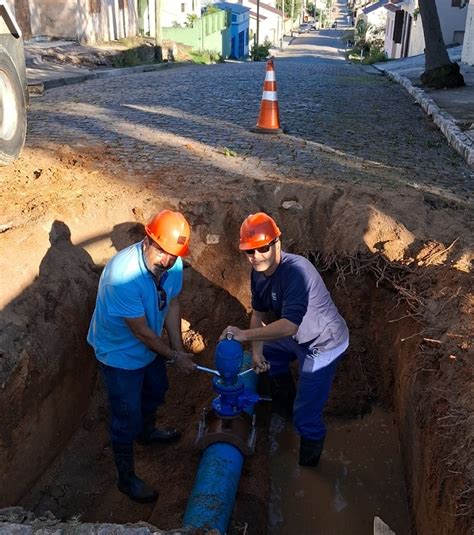 Corsan Aegea Instala Equipamentos Para Evitar Rompimentos De Rede Em