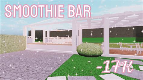 Bloxburg Outside Bar