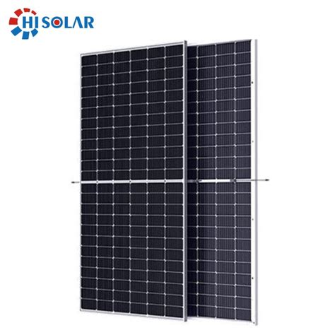 Mbb Bifacial Perc Halbzellen Doppelglas Pv Modul HISOLAR Neue Energie