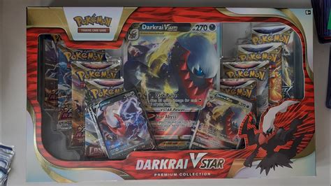 Pokémon Darkrai VSTAR Premium Collection Box Opening YouTube