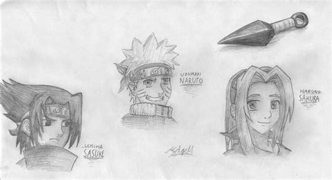 Naruto - Sketches by Jedgesaurus on DeviantArt