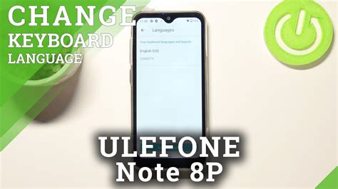 ULEFONE Note 8P How To Change Keyboard Language Open Keyboard