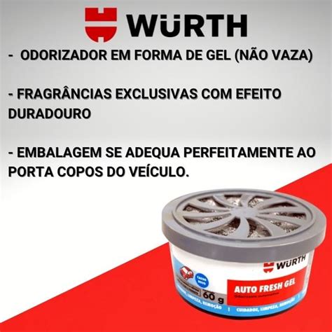 Cheirinho Odorizador Aromatizante Automotivo Carro Novo G Wurth