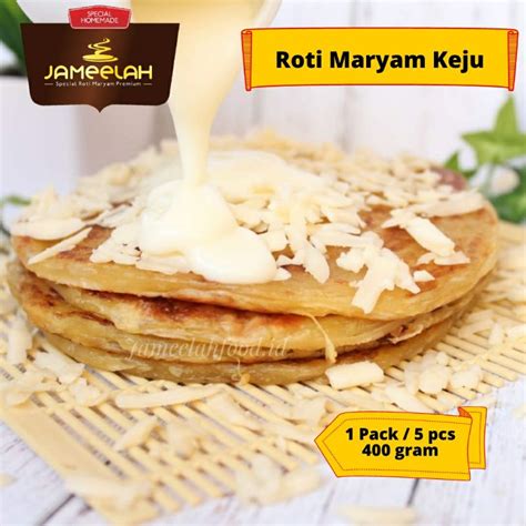 Jual Roti Maryam Keju Isi Pcs Per Pack Roti Canai Cane Frozen