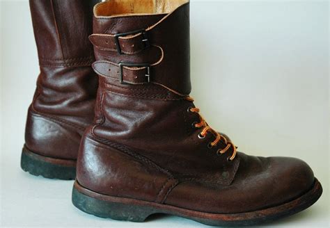 Vintage Polish Military Boots By Blackteavintage On Etsy