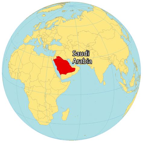 Map of Saudi Arabia - GIS Geography