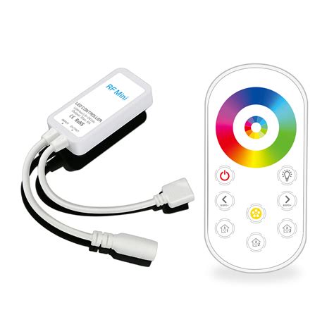 DC5 24V Mini Wireless RF RGB CCT LED Dimmer Controller Touch Remote